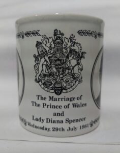 Souvenir Royal Wedding Mug Charles And Diana 