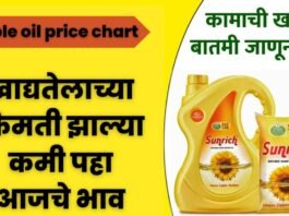edible oil price chart