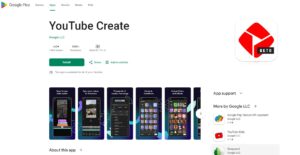youtube create app