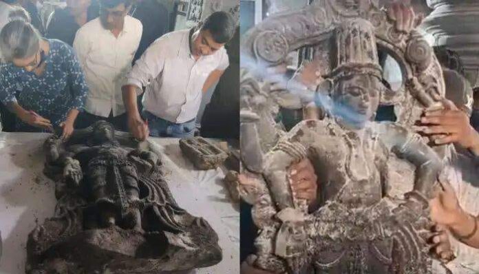 Cellar and ancient idols found in Pandharpur temple