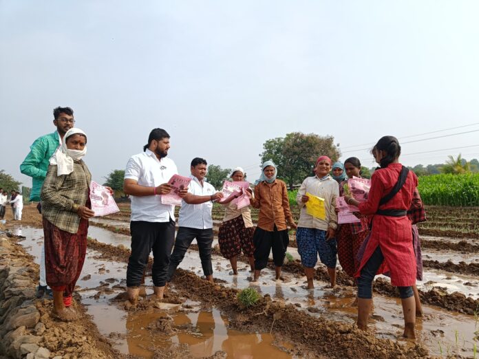 ashti assembly election Candidates' families at the farm for poll campaign