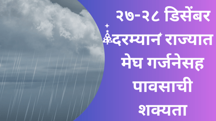 Weather forecast in Maharashtra