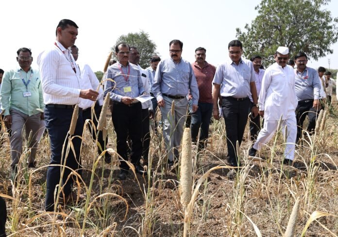 ahilyanagar centre Drought assessment team